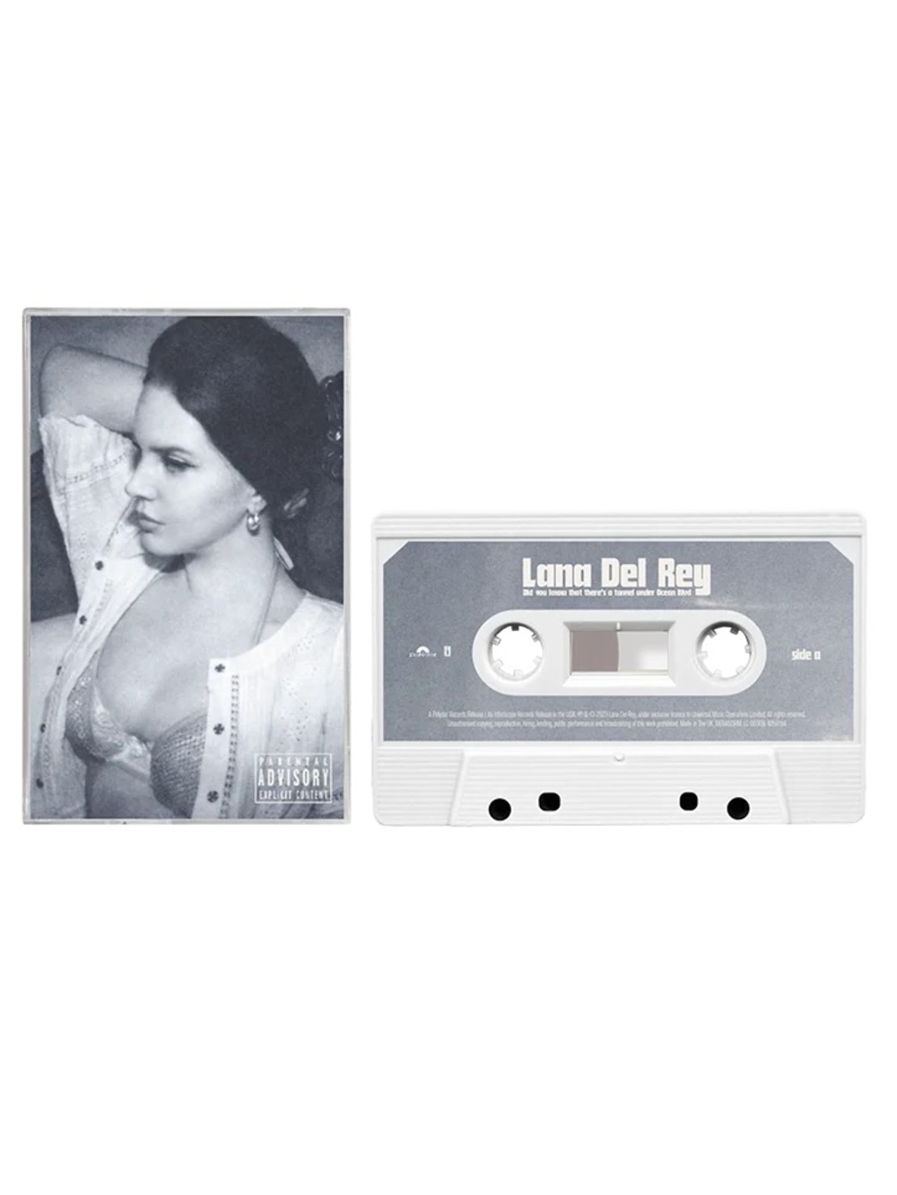SEALED! Lana Del Rey Ocean Blvd White Cassette Alt Cover CASE CRACKED
